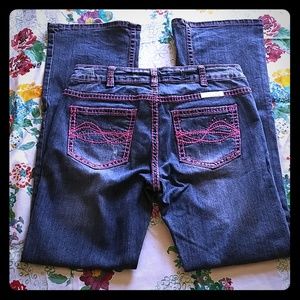 Cowgirl Tuff DFMI PINK Jeans Size 29 x 33